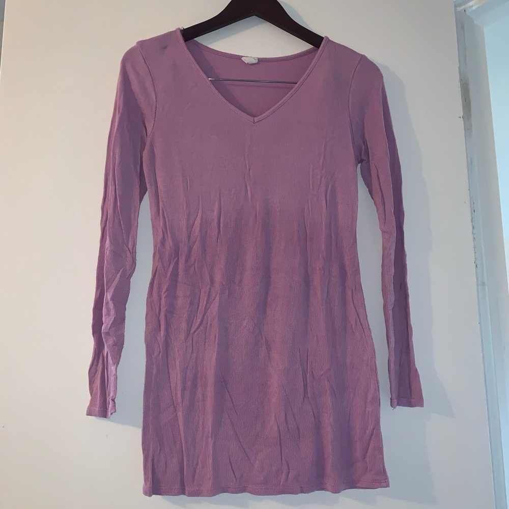 Purple maternity top